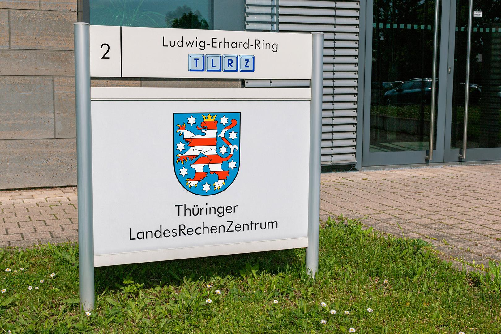 EIngang Thüringer Landesrechenzentrum